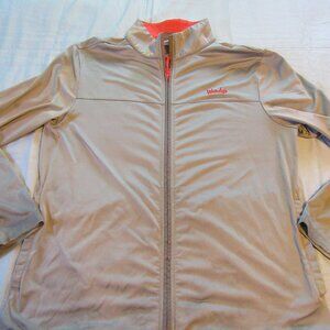 Mens Vtg Wendys Barco Full Zip Uniform Jacket Sz L Gray